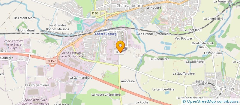 localisation de l'entreprise 2A3L  CHATEAUBOURG