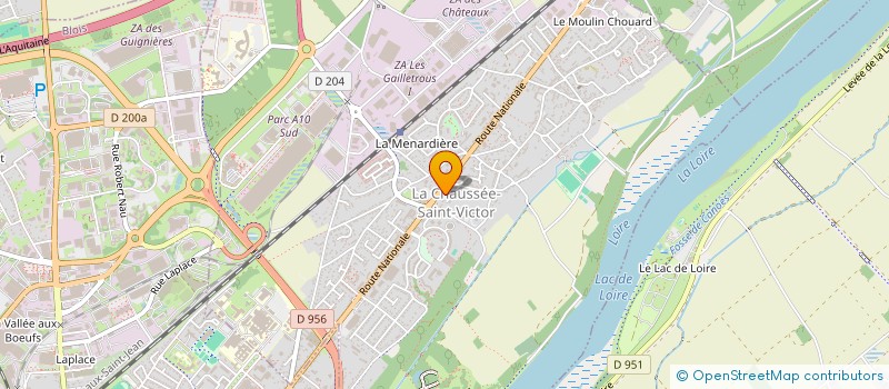 localisation de l'entreprise 2AARRCC  LA CHAUSSEE-SAINT-VICTOR