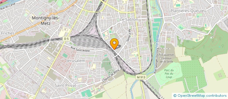 localisation de l'entreprise 2AAZ  METZ