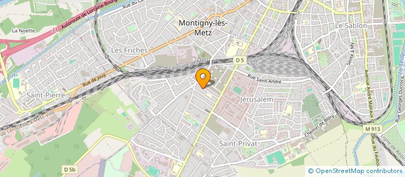 localisation de l'entreprise 2AAZ à MONTIGNY-LES-METZ