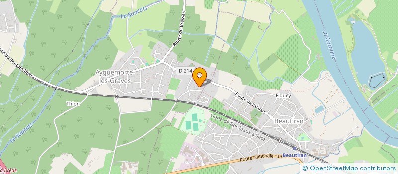 localisation de l'entreprise 2AAZ CONCEPT  AYGUEMORTE-LES-GRAVES