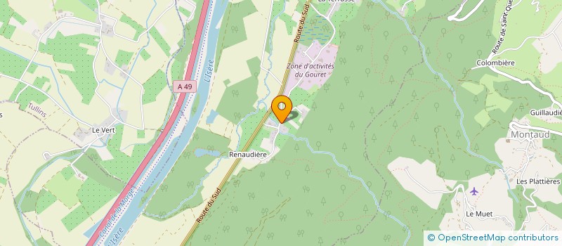 localisation de l'entreprise 2AAZ38 à SAINT-QUENTIN-SUR-ISERE