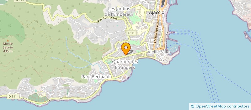 localisation de l'entreprise 2AB DIAGNOSTICS IMMOBILIERS  AJACCIO