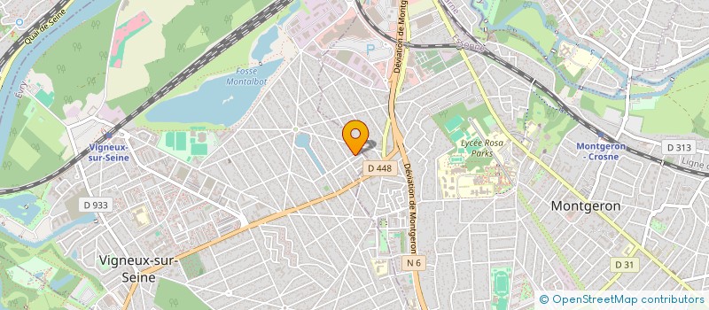 localisation de l'entreprise 2AB ELECTRICITE  VIGNEUX-SUR-SEINE