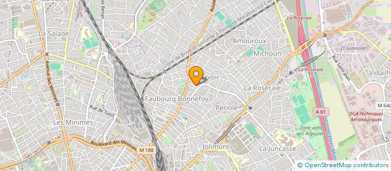 localisation de l'entreprise 2AB-INVEST à TOULOUSE