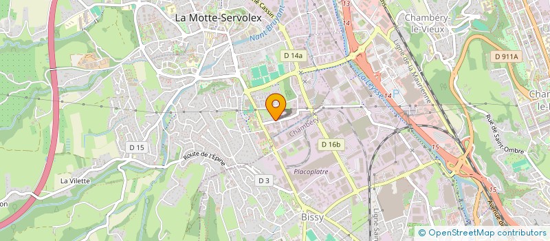 localisation de l'entreprise 2AB INVESTISSEMENT  LA MOTTE-SERVOLEX