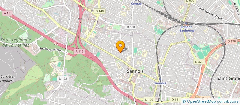 localisation de l'entreprise 2ABL  SANNOIS