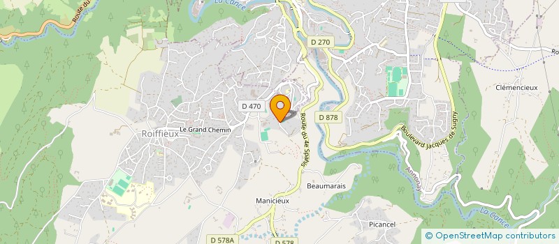 localisation de l'entreprise 2ABL  ROIFFIEUX