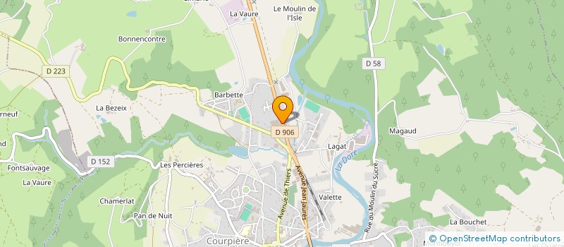 localisation de l'entreprise 2AC à COURPIERE