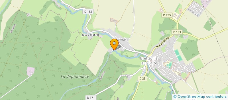 localisation de l'entreprise 2AC à BRETTEVILLE-SUR-LAIZE