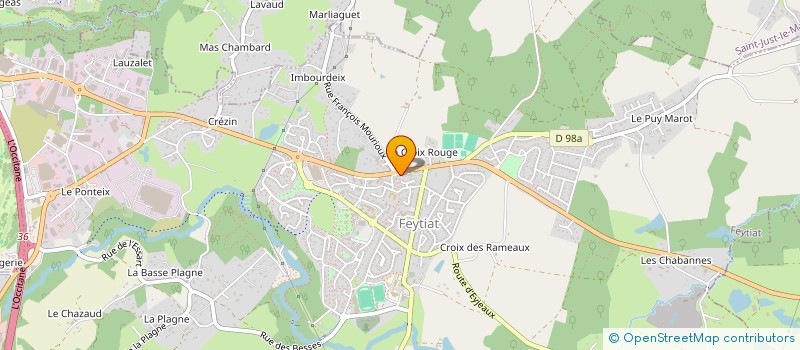 localisation de l'entreprise 2AC  FEYTIAT