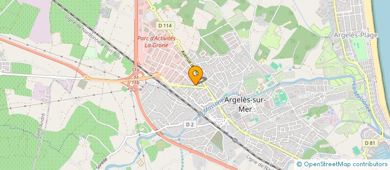 localisation de l'entreprise 2AC FINANCES à ARGELES-SUR-MER