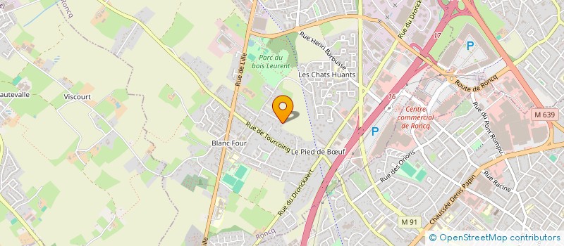 localisation de l'entreprise 2ACO à RONCQ