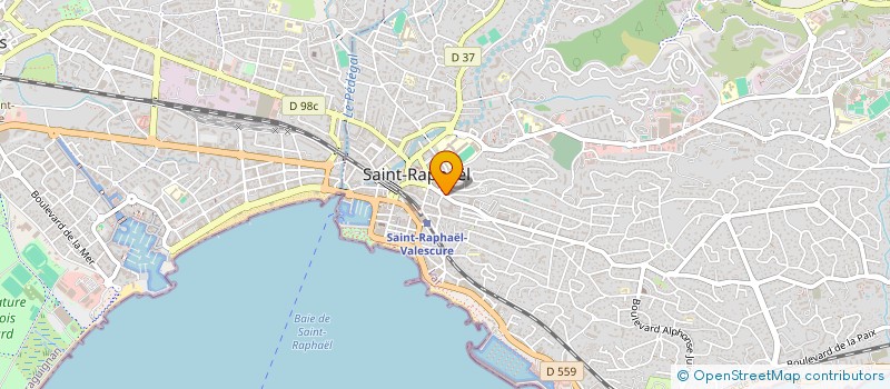 localisation de l'entreprise 2ACOR  SAINT-RAPHAEL