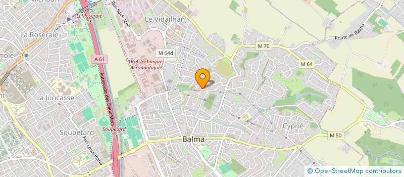 localisation de l'entreprise 2ACP  BALMA