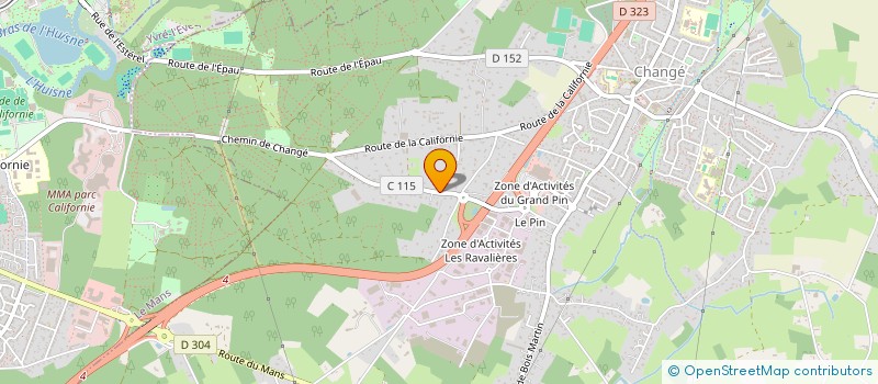 localisation de l'entreprise 2ACS  CHANGE