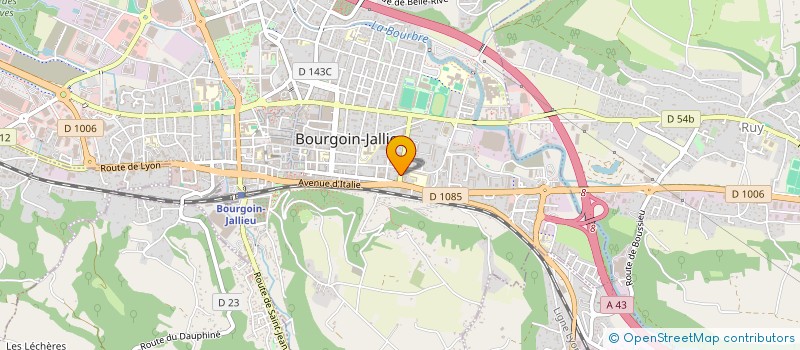 localisation de l'entreprise 2AD ASSISTANCE ET AUTONOMIE A DOMICILE à BOURGOIN-JALLIEU