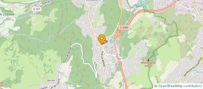 localisation de l'entreprise 2ADN SARL  CEYRAT