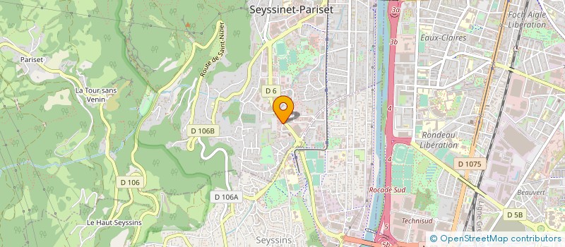 localisation de l'entreprise 2AEC CONSEIL à SEYSSINET-PARISET