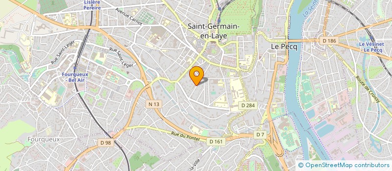 localisation de l'entreprise 2AF  SAINT-GERMAIN-EN-LAYE