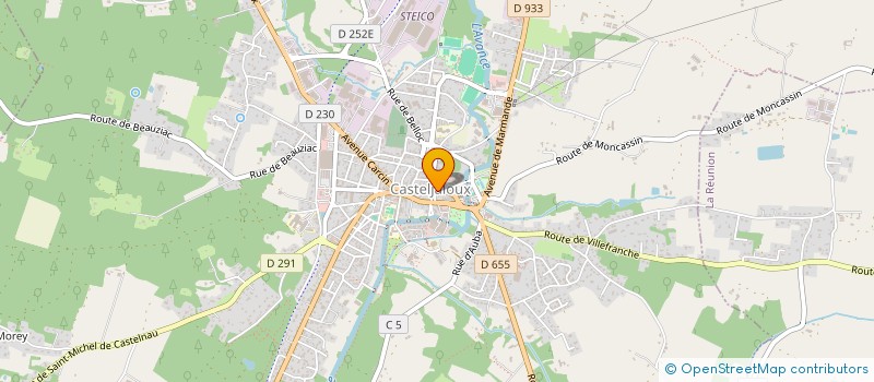 localisation de l'entreprise 2AFPG  CASTELJALOUX