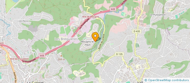localisation de l'entreprise 2AFPYJP à MOUGINS