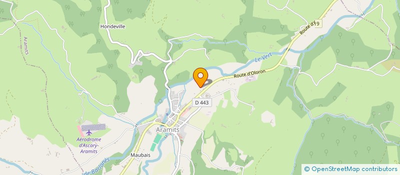 localisation de l'entreprise 2AGD à ARAMITS