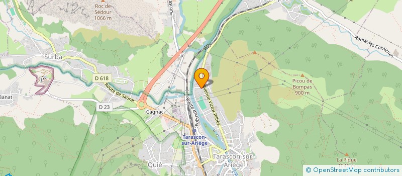 localisation de l'entreprise 2AGS à TARASCON-SUR-ARIEGE