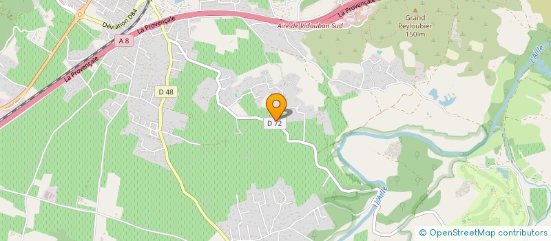 localisation de l'entreprise 2AGS  VIDAUBAN