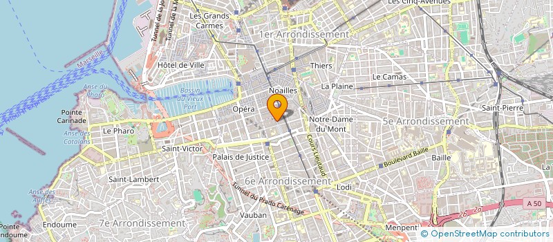 localisation de l'entreprise 2AH INGENIERIE à MARSEILLE