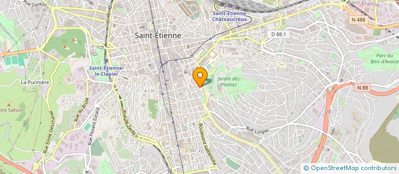 localisation de l'entreprise 2AI SARL  SAINT-ETIENNE