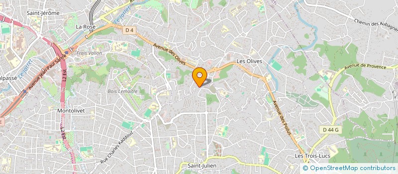 localisation de l'entreprise 2AJ IMMO à MARSEILLE