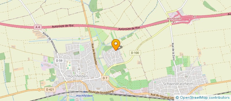 localisation de l'entreprise 2AJC  HOCHFELDEN