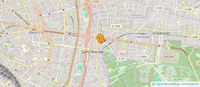 localisation de l'entreprise 2AL à SAINT-MANDE