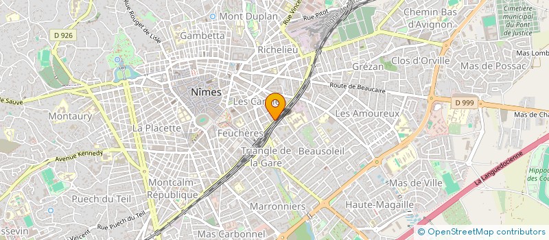 localisation de l'entreprise 2AL ATELIER ARCHITECTURE LOGISTIQUE  NIMES