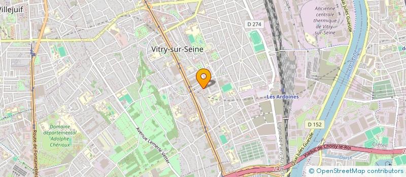 localisation de l'entreprise 2AL GROUP HOLDING à VITRY-SUR-SEINE