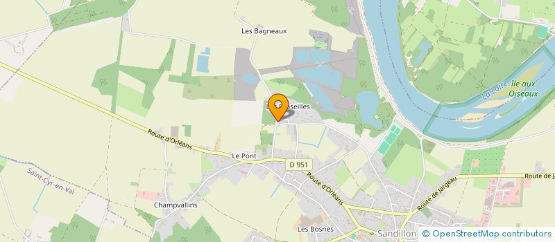 localisation de l'entreprise 2ALB à SANDILLON