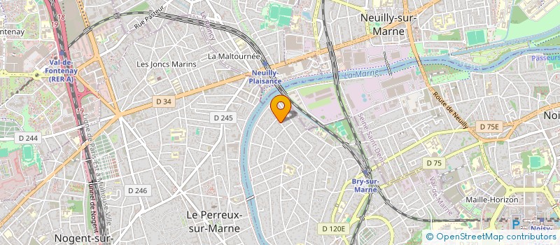 localisation de l'entreprise 2ALPES94 à BRY-SUR-MARNE