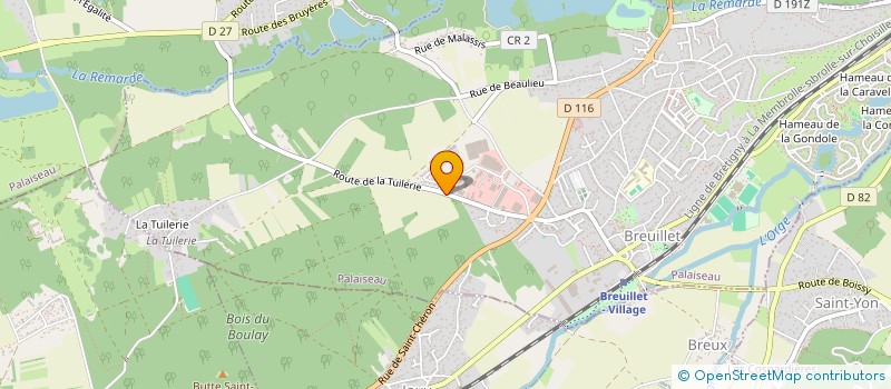 localisation de l'entreprise 2ALR  BREUILLET