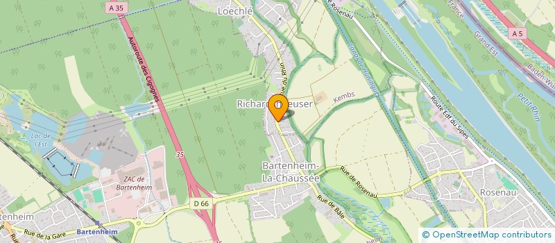 localisation de l'entreprise 2ALR  KEMBS