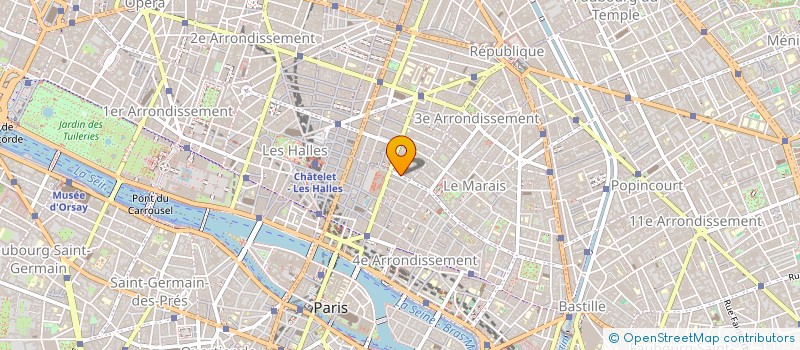 localisation de l'entreprise 2AM  PARIS