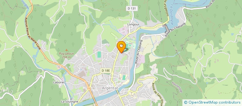 localisation de l'entreprise 2AM  ARGENTAT-SUR-DORDOGNE