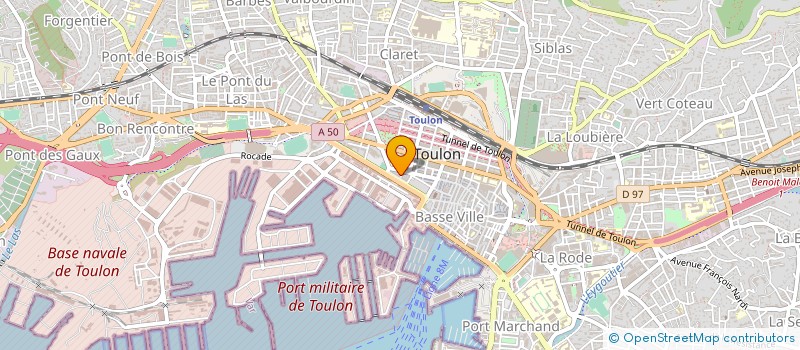 localisation de l'entreprise 2AM CONSULTING à TOULON