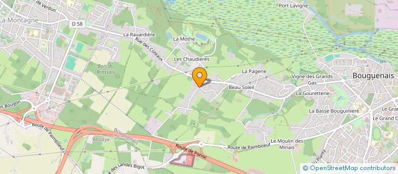 localisation de l'entreprise 2AM IMMO à BOUGUENAIS