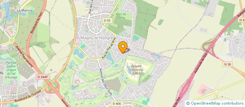 localisation de l'entreprise 2AMH  MAGNY-LE-HONGRE