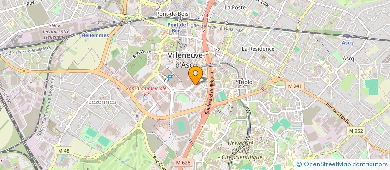 localisation de l'entreprise 2AMH  VILLENEUVE-D'ASCQ