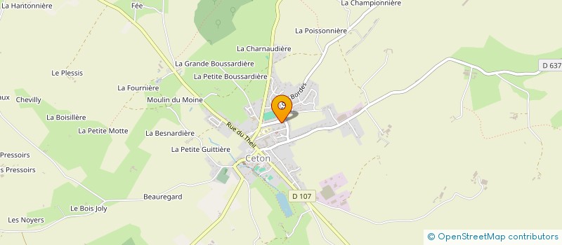 localisation de l'entreprise 2AMK à CETON
