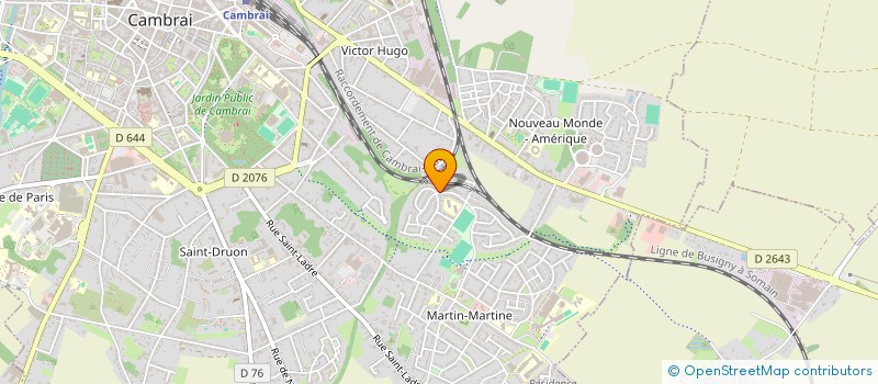 localisation de l'entreprise 2AMP-HC à CAMBRAI