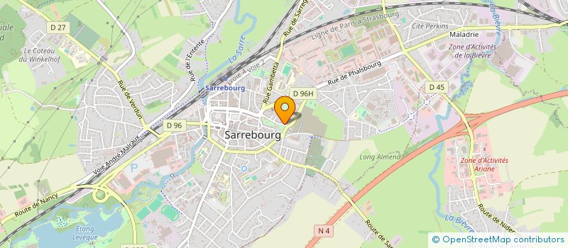 localisation de l'entreprise 2AP à SARREBOURG