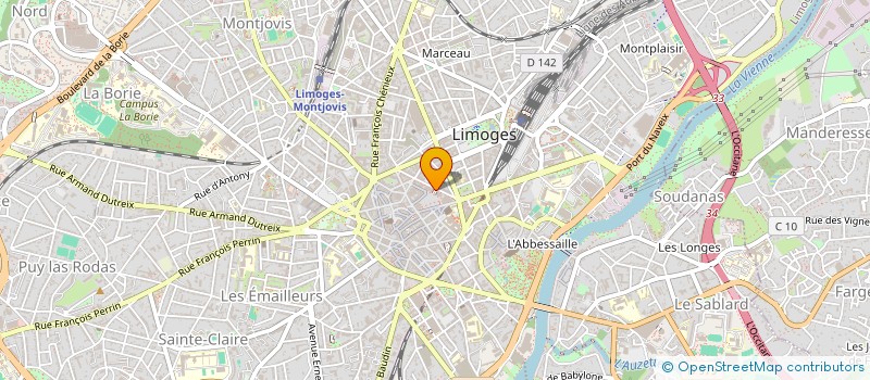 localisation de l'entreprise 2AP à LIMOGES
